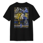 "ROHIT SHARMA" T-SHIRT BLACK