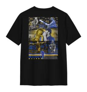 "ROHIT SHARMA" T-SHIRT BLACK