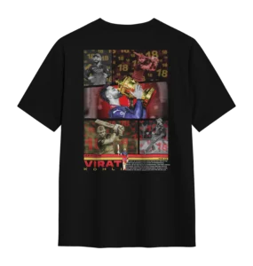 "VIRAT KOHLI" T-SHIRT BLACK