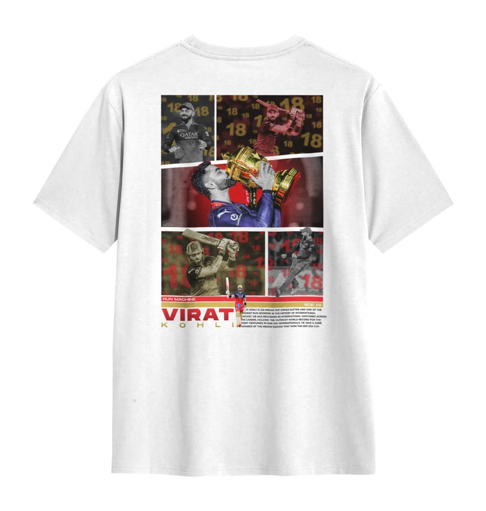 "VIRAT KOHLI" T-SHIRT WHITE