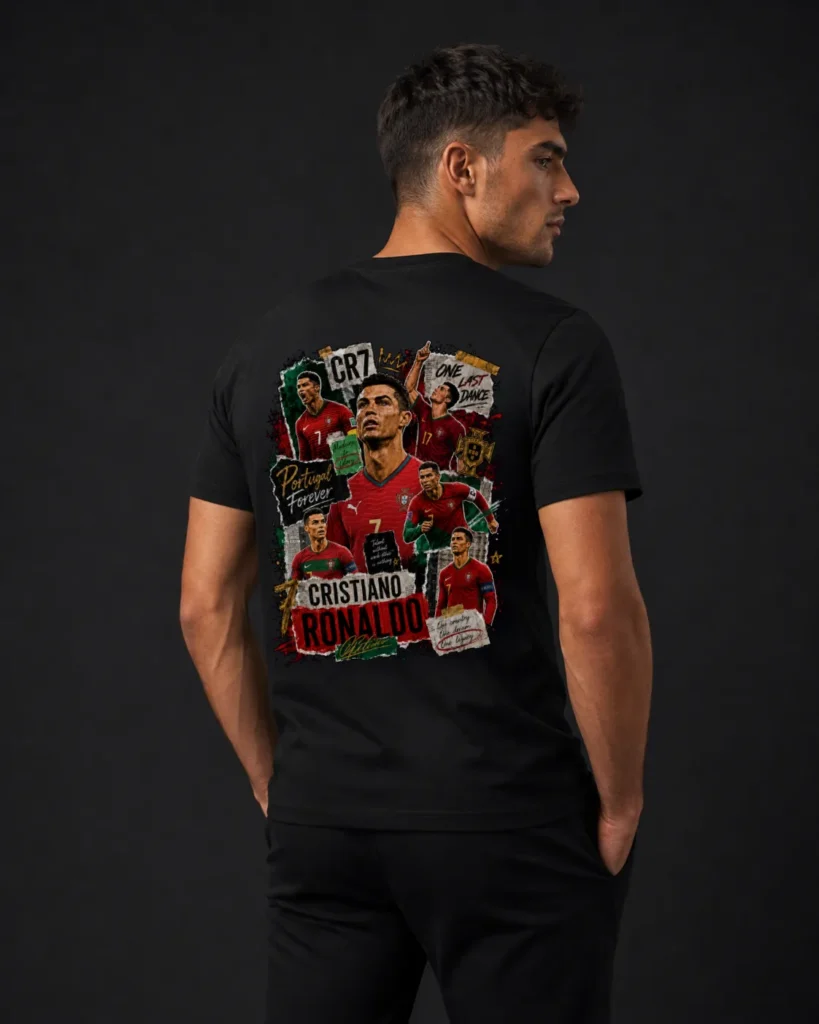 "RONALDO" WORLD CUP EDITION T-SHIRT BLACK