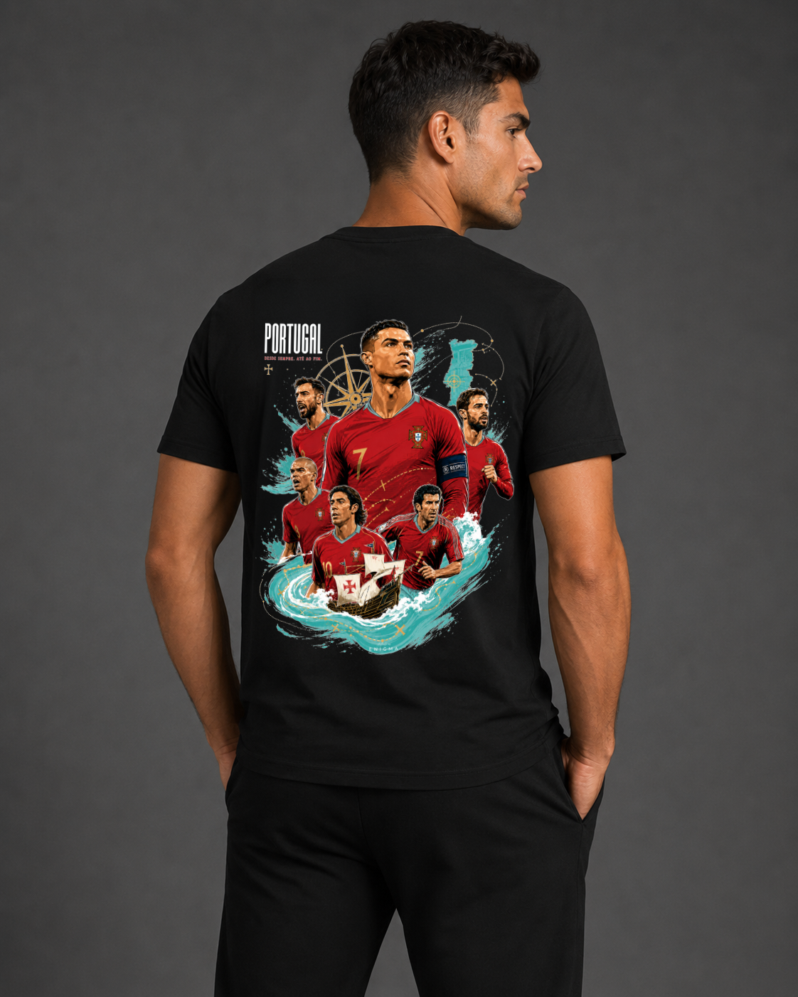"PORTUGAL" WORLD CUP EDITION T-SHIRT BLACK