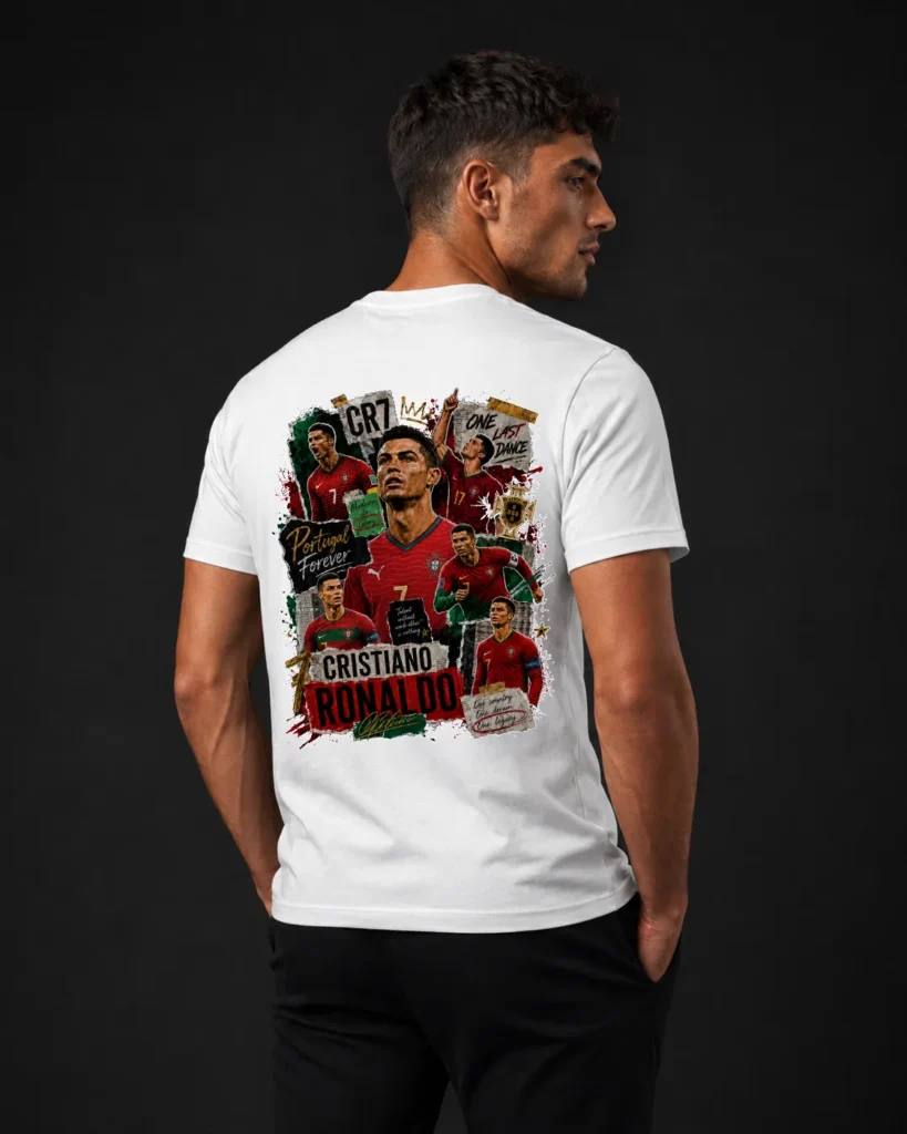"RONALDO" WORLD CUP EDITION T-SHIRT WHITE