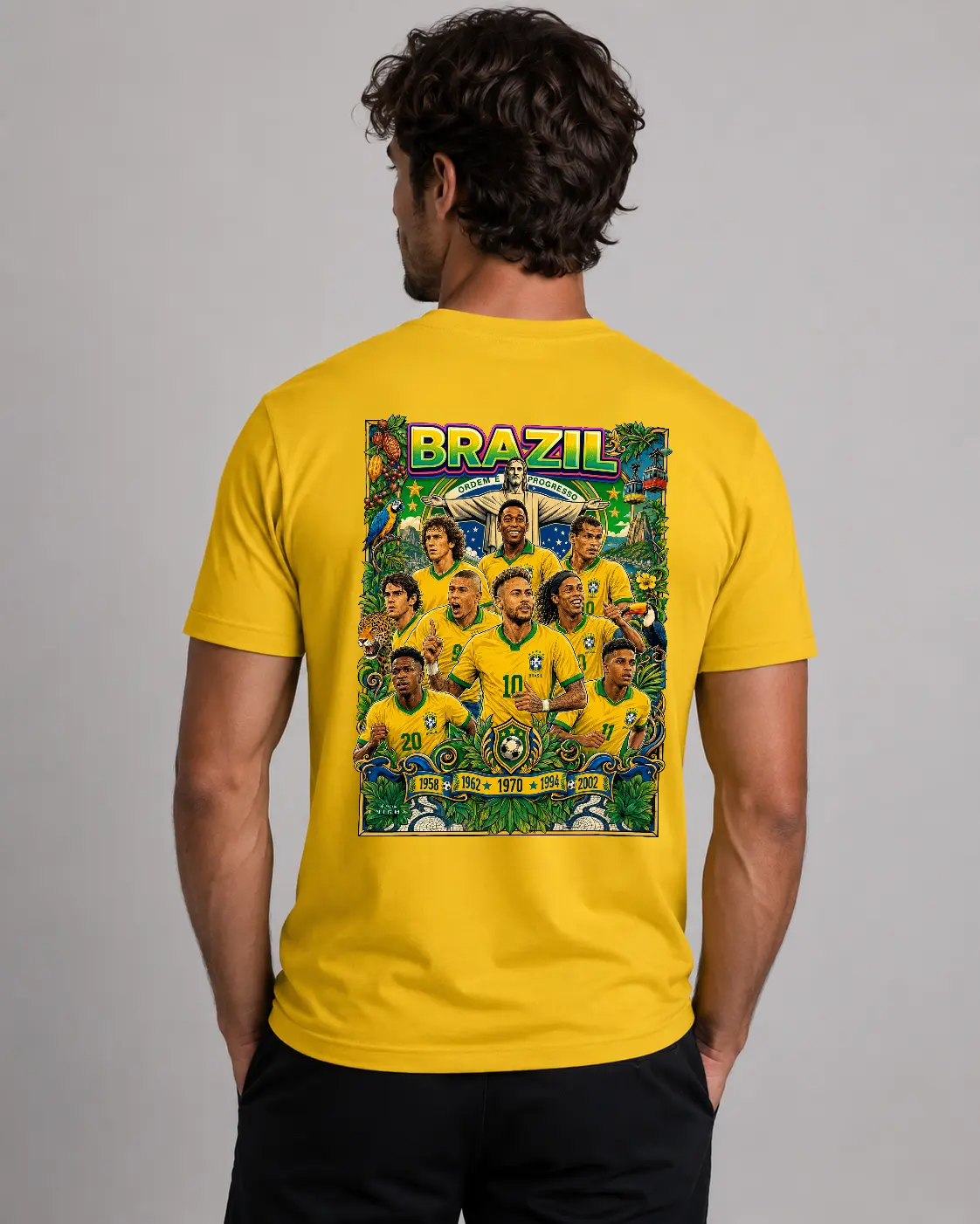 "BRAZIL" WORLD CUP EDITION T-SHIRT YELLOW